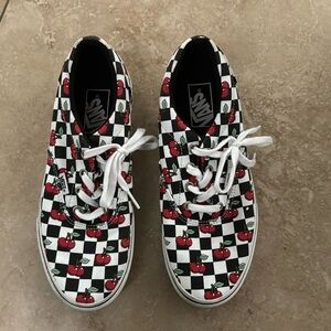 Checkered Cherry Vans
